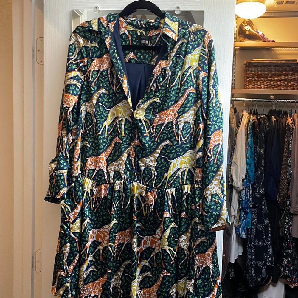 Jcrew giraffe dress
